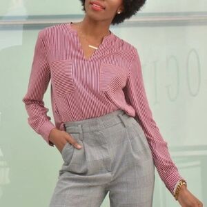 CAbi | Franklin Blouse #5335 Long Sleeve Blouse Size Medium O484